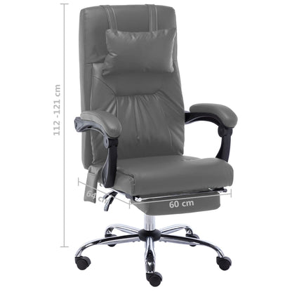 Sedia Da Ufficio Massaggiante In Similpelle