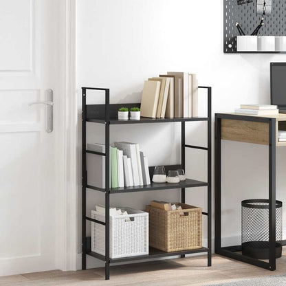 Scaffale Libri 4 Ripiani Rovere 60X27,6X124,5 Legno Multistrato