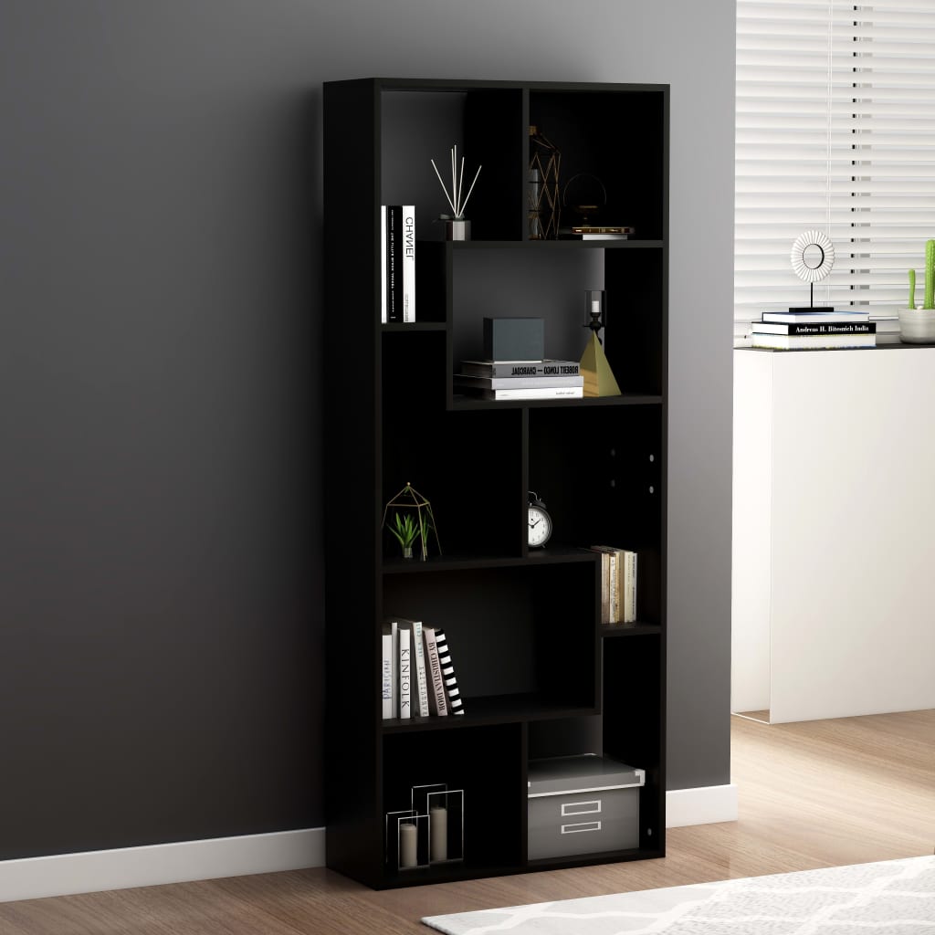 Libreria 67X24X161 Cm In Legno Multistrato