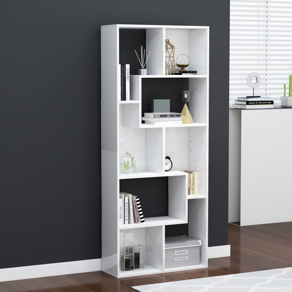 Libreria 67X24X161 Cm In Legno Multistrato