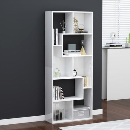 Libreria 67X24X161 Cm In Legno Multistrato