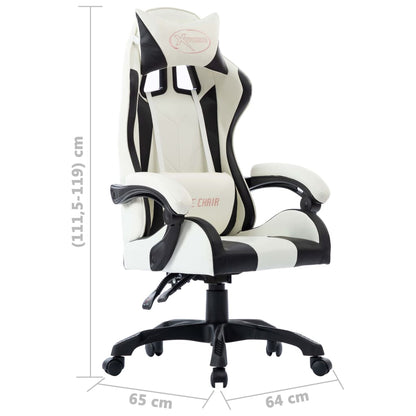 Sedia Da Gaming Nera In Similpelle