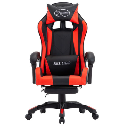 Sedia Da Gaming Con Poggiapiedi Verde E Nera In Similpelle