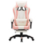 Sedia Da Gaming Con Poggiapiedi Verde E Nera In Similpelle