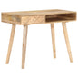 Tavolino Da Trucco 100X50X76 Cm In Legno Massello Di Mango