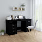 Scrivania Nera 140X50X76 Cm In Truciolato