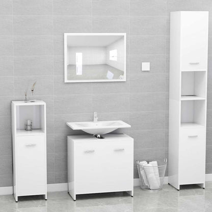 Mobile Da Bagno Con Specchio In Legno Multistrato