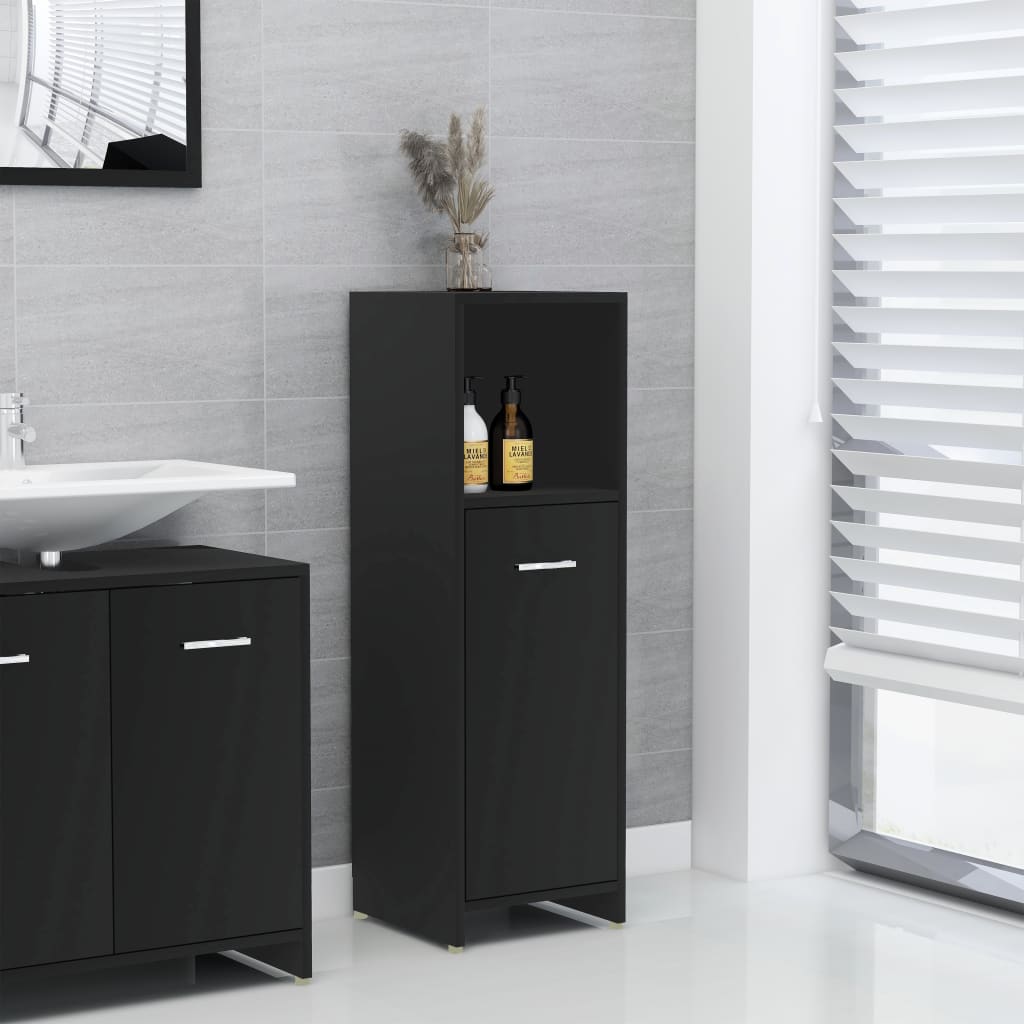 Mobile Da Bagno 30X30X95 Cm In Legno Multistrato