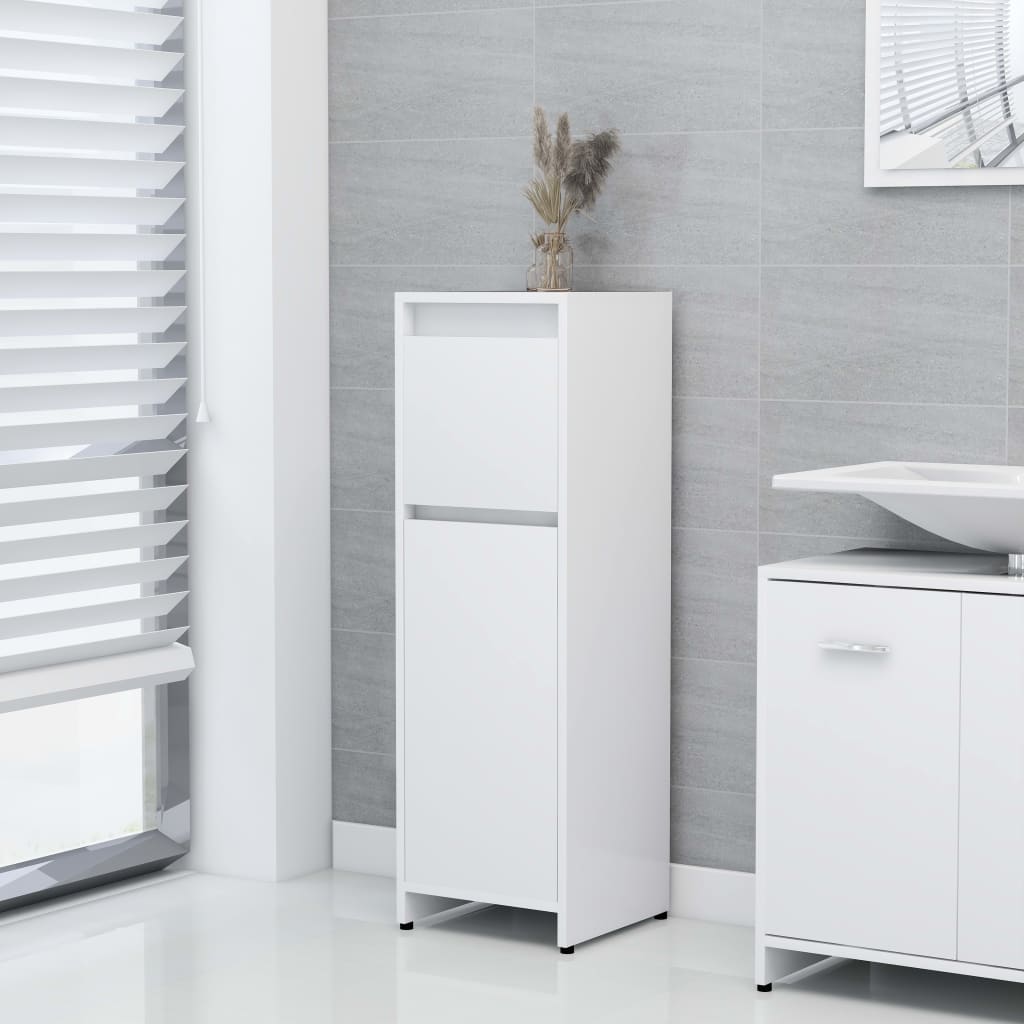 Mobile Da Bagno 30X30X95 Cm In Legno Multistrato