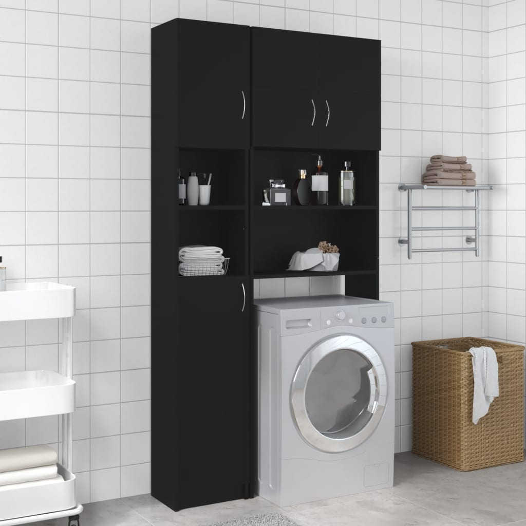 Mobile Da Bagno 32X25,5X190 Cm Legno Ingegnerizzato