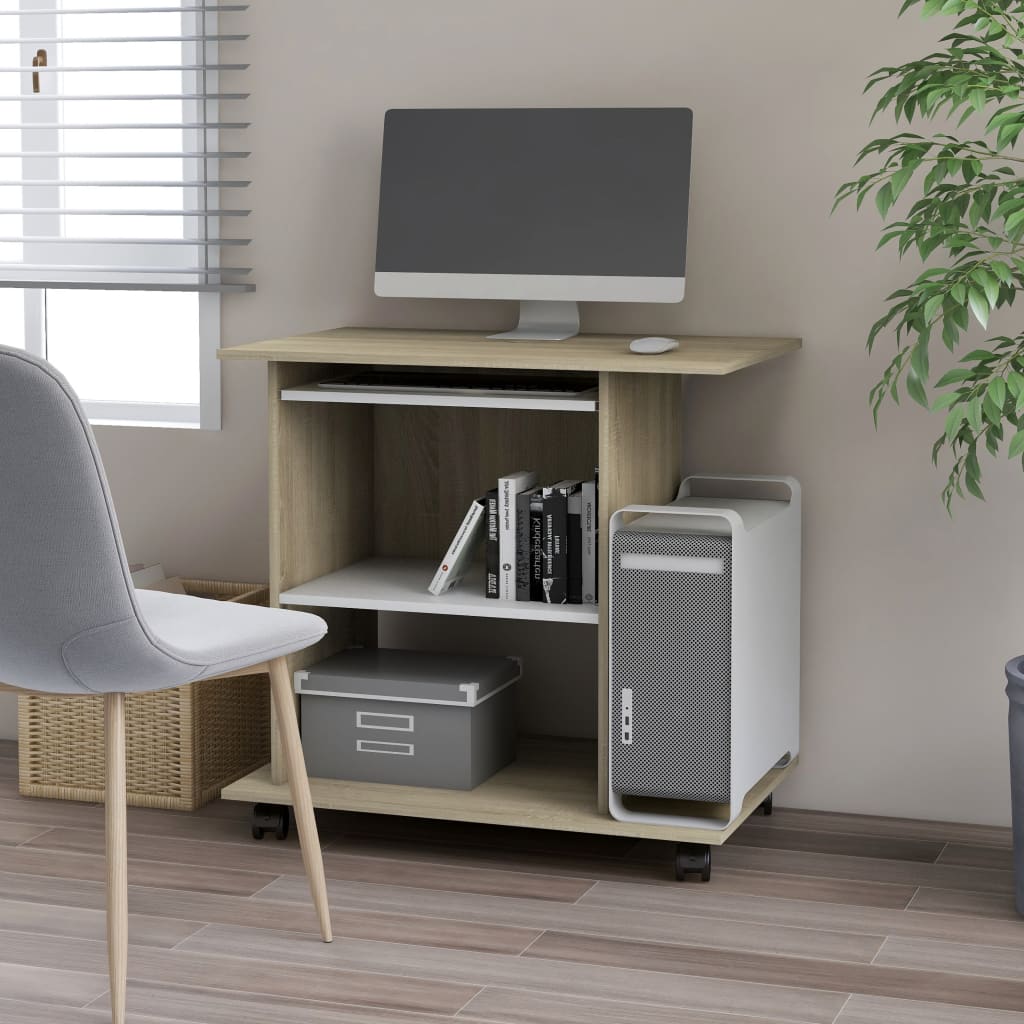 Scrivania Computer 80X50X75 Cm Legno Multistrato