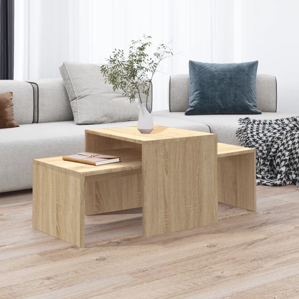 Set Tavolini Da Salotto 100X48X40 Cm Multistrato