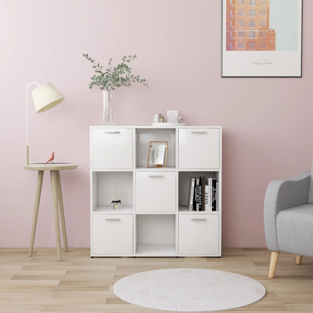 Libreria 90X28X90 Cm In Legno Multistrato