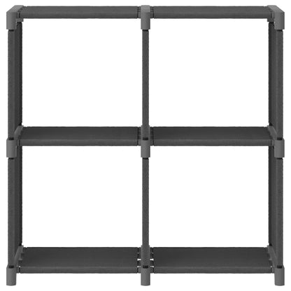 Mobile Per 9 Scatole A Cubo 103X30X107,5 Cm In Tessuto Grigio