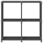 Mobile Per 9 Scatole A Cubo 103X30X107,5 Cm In Tessuto Grigio