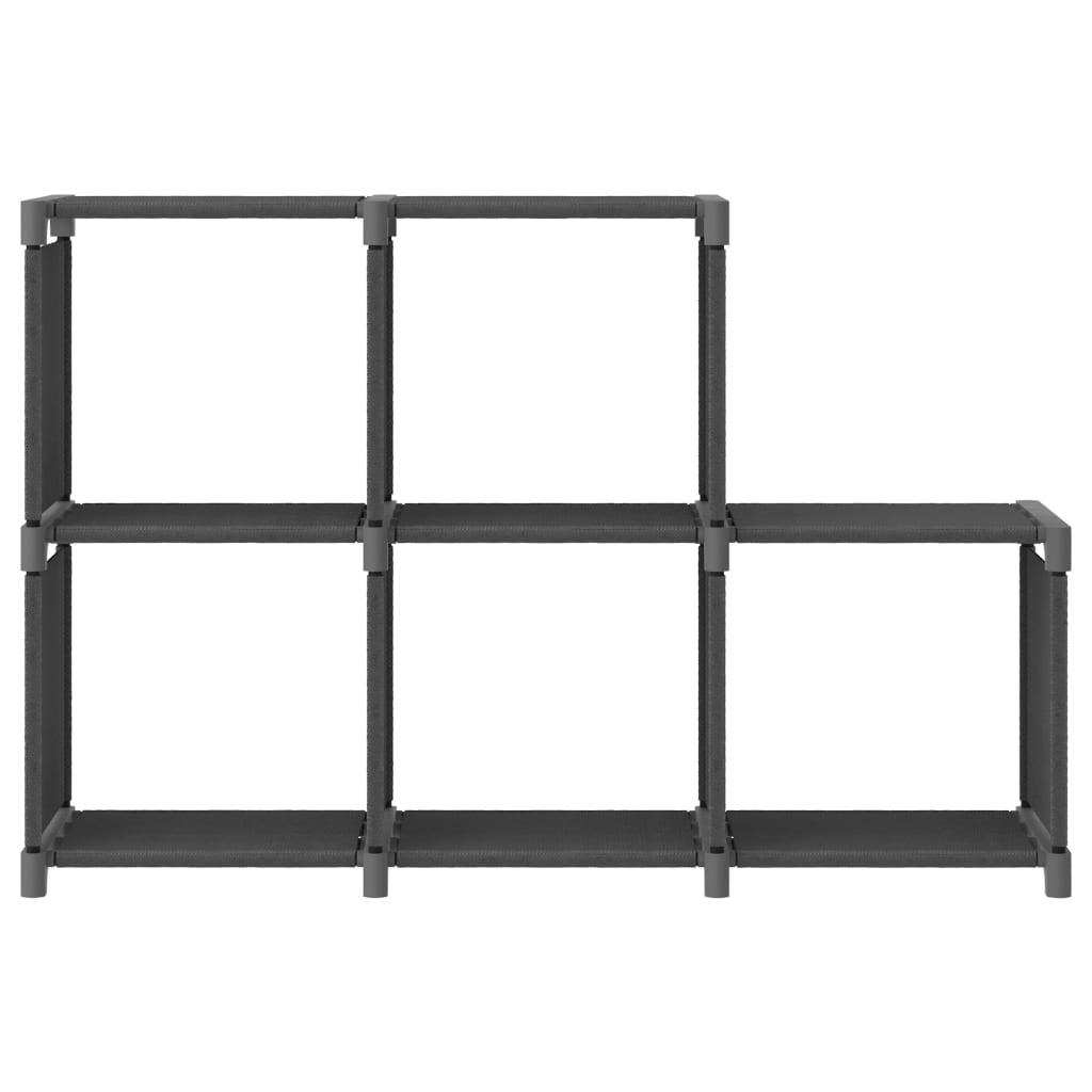 Mobile Per 9 Scatole A Cubo 103X30X107,5 Cm In Tessuto Grigio