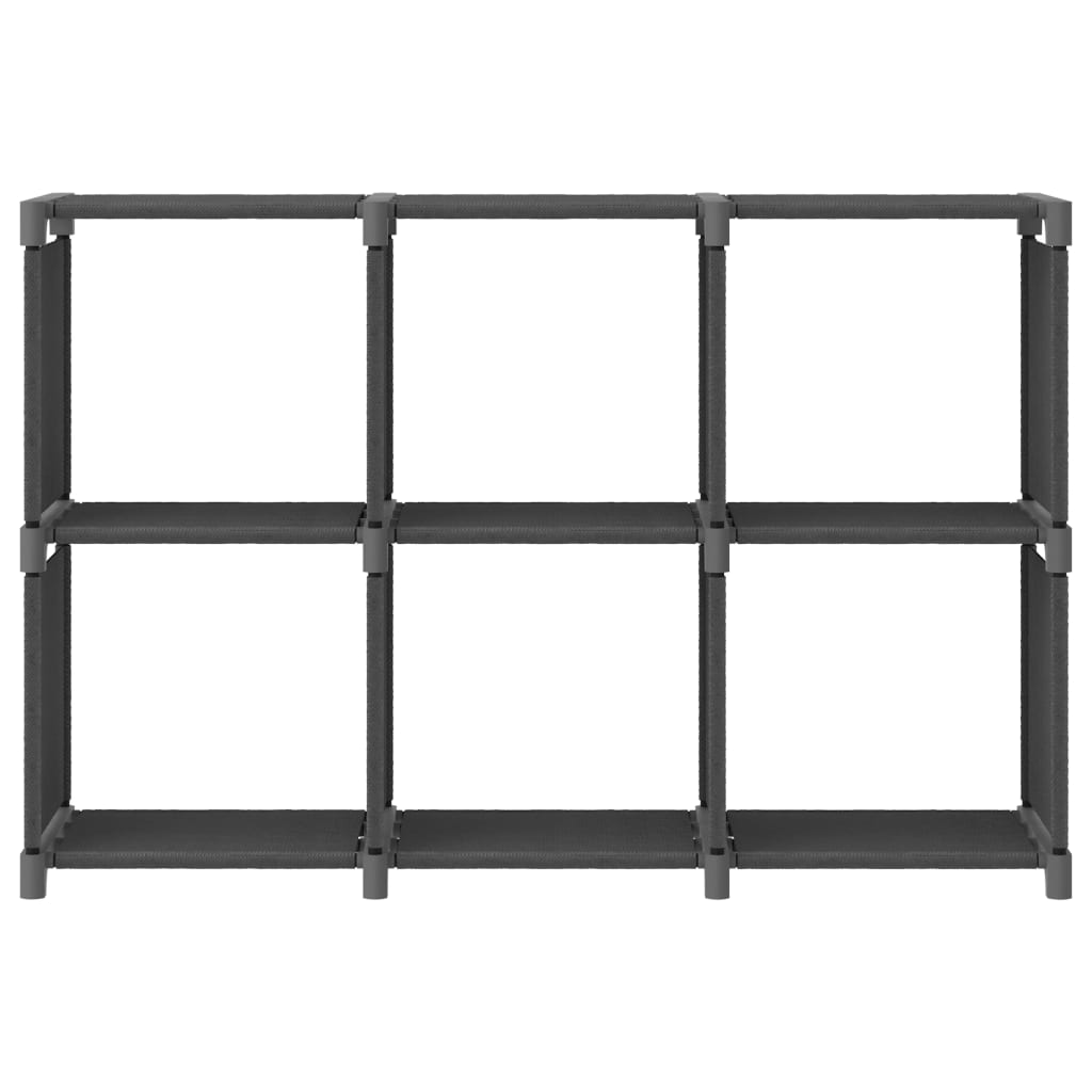Mobile Per 9 Scatole A Cubo 103X30X107,5 Cm In Tessuto Grigio