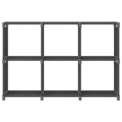 Mobile Per 9 Scatole A Cubo 103X30X107,5 Cm In Tessuto Grigio