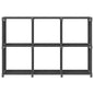 Mobile Per 9 Scatole A Cubo 103X30X107,5 Cm In Tessuto Grigio