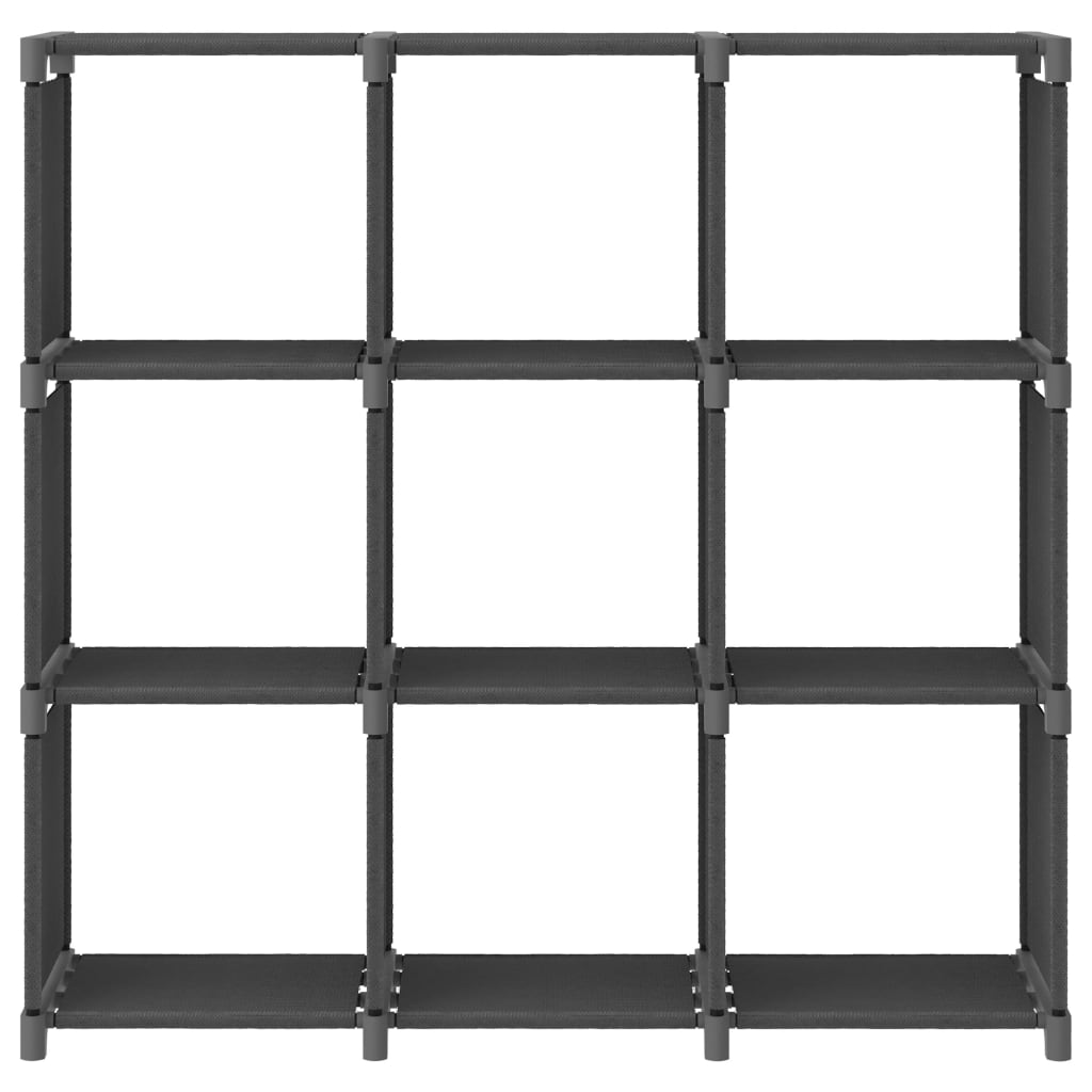 Mobile Per 9 Scatole A Cubo 103X30X107,5 Cm In Tessuto Grigio