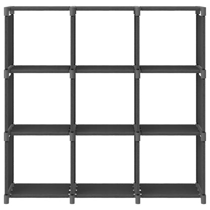 Mobile Per 9 Scatole A Cubo 103X30X107,5 Cm In Tessuto Grigio