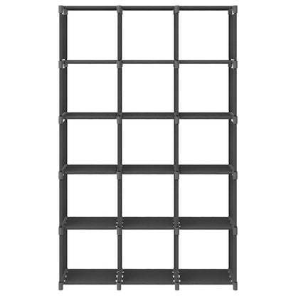 Mobile Per 9 Scatole A Cubo 103X30X107,5 Cm In Tessuto Grigio