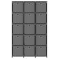 Mobile Per 9 Scatole A Cubo 103X30X107,5 Cm In Tessuto Grigio