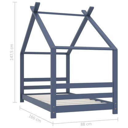 Giroletto Per Bambini In Legno Massello Di Pino 80X160Cm