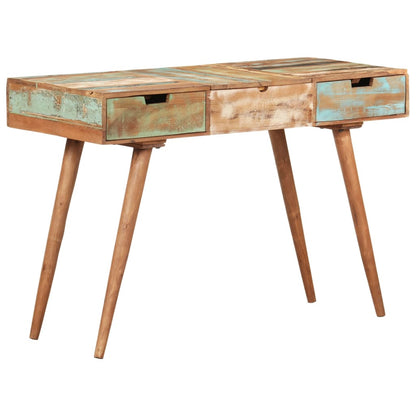 Tavolo Da Trucco Con Specchio 112X45X76 Cm Massello Di Recupero