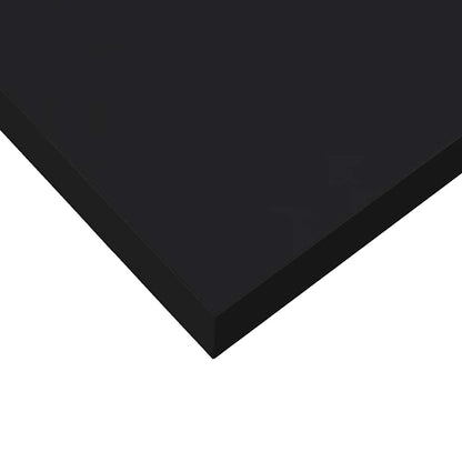 Scaffali A Parete 2 Pz 60X23,5X3,8 Cm In Mdf Nero Lucido