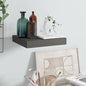 Scaffali A Parete 4 Pz 90X23,5X3,8 Cm In Mdf Grigio Lucido