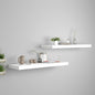 Scaffali A Parete 4 Pz Bianchi 120X23,5X3,8 Cm In Mdf Bianco