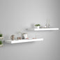 Scaffali A Parete 4 Pz Bianchi 120X23,5X3,8 Cm In Mdf Bianco