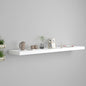 Scaffali A Parete 4 Pz Bianchi 120X23,5X3,8 Cm In Mdf Bianco