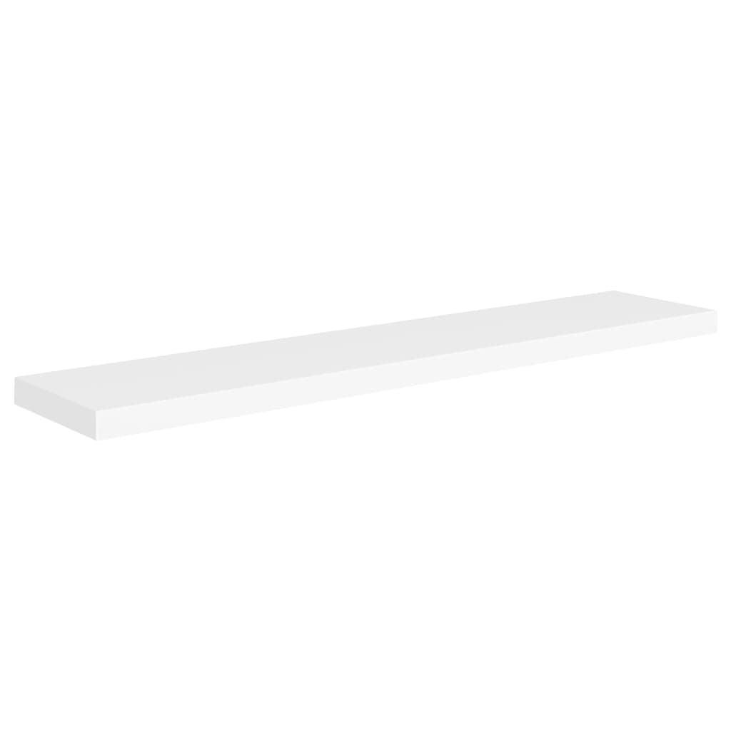 Scaffali A Parete 4 Pz Bianchi 120X23,5X3,8 Cm In Mdf Bianco