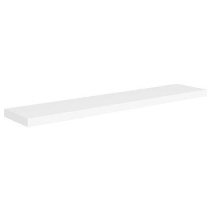 Scaffali A Parete 4 Pz Bianchi 120X23,5X3,8 Cm In Mdf Bianco