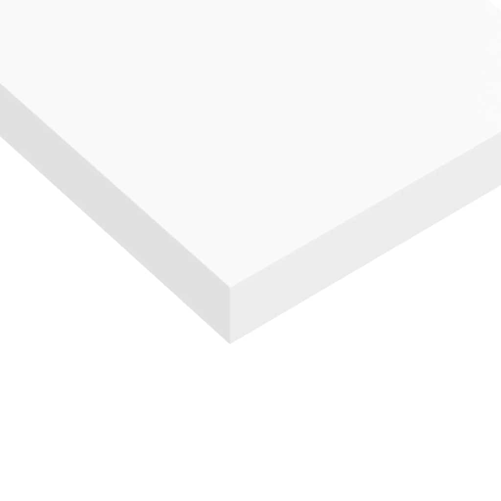 Scaffali A Parete 4 Pz Bianchi 120X23,5X3,8 Cm In Mdf Bianco