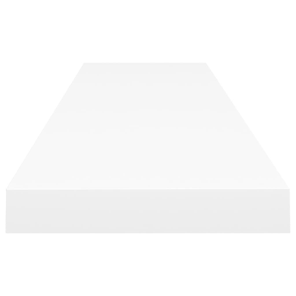 Scaffali A Parete 4 Pz Bianchi 120X23,5X3,8 Cm In Mdf Bianco