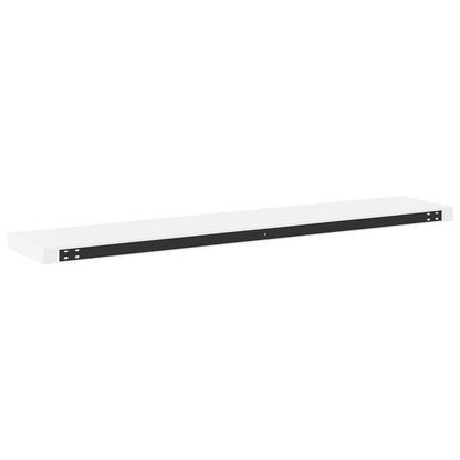Scaffali A Parete 4 Pz Bianchi 120X23,5X3,8 Cm In Mdf Bianco