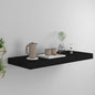 Scaffali A Parete 4 Pz Neri 120X23,5X3,8 Cm In Mdf Nero