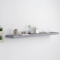 Scaffali A Parete 2 Pz Grigi 90X23,5X3,8 Cm In Mdf Grigio