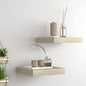 Scaffali A Parete 4 Pz 60X23,5X3,8 Cm In Mdf Rovere