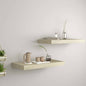 Scaffali A Parete 4 Pz 60X23,5X3,8 Cm In Mdf Rovere