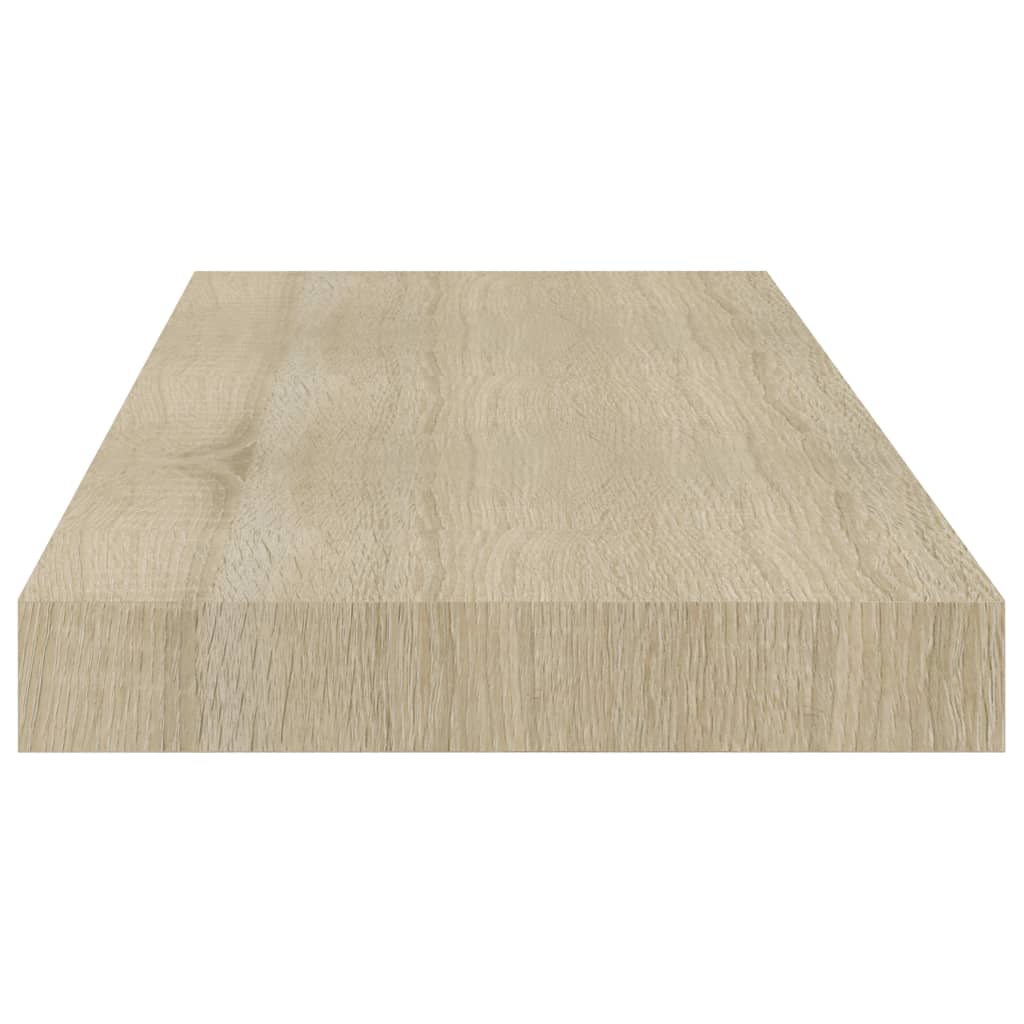 Scaffali A Parete 4 Pz 60X23,5X3,8 Cm In Mdf Rovere