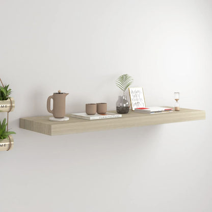 Scaffali A Parete 4 Pz 60X23,5X3,8 Cm In Mdf Rovere