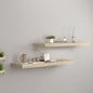 Scaffali A Parete 4 Pz 60X23,5X3,8 Cm In Mdf Rovere
