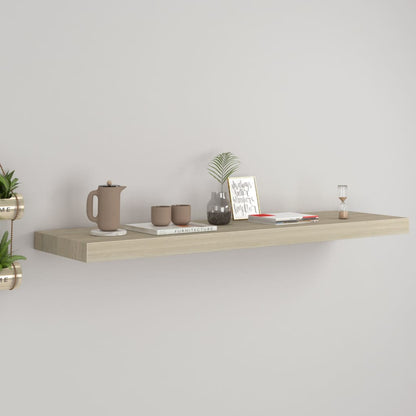Scaffali A Parete 4 Pz 60X23,5X3,8 Cm In Mdf Rovere