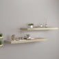 Scaffali A Parete 4 Pz 60X23,5X3,8 Cm In Mdf Rovere