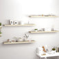 Scaffali A Parete 4 Pz 60X23,5X3,8 Cm In Mdf Rovere