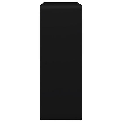 Mensole A Cubo Da Parete 3 Pz Nere In Mdf Nero